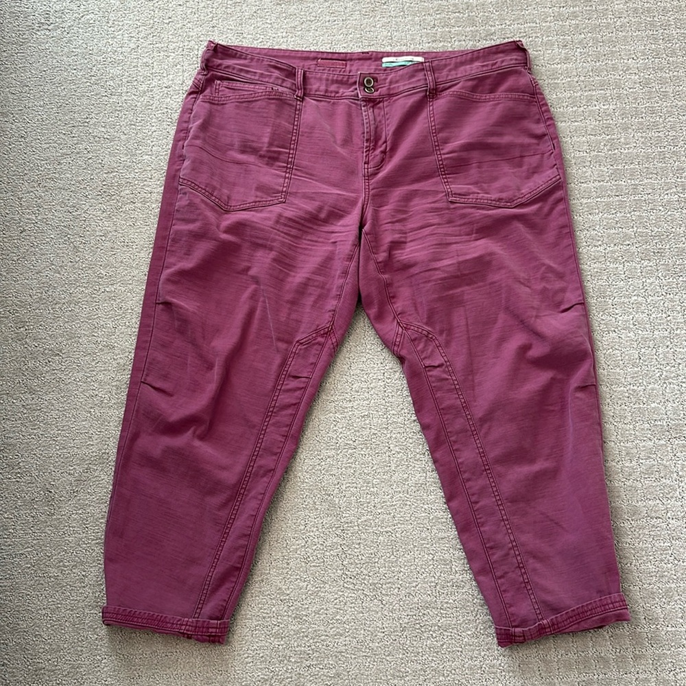 Anthropologie The Wanderer Pants in Magenta